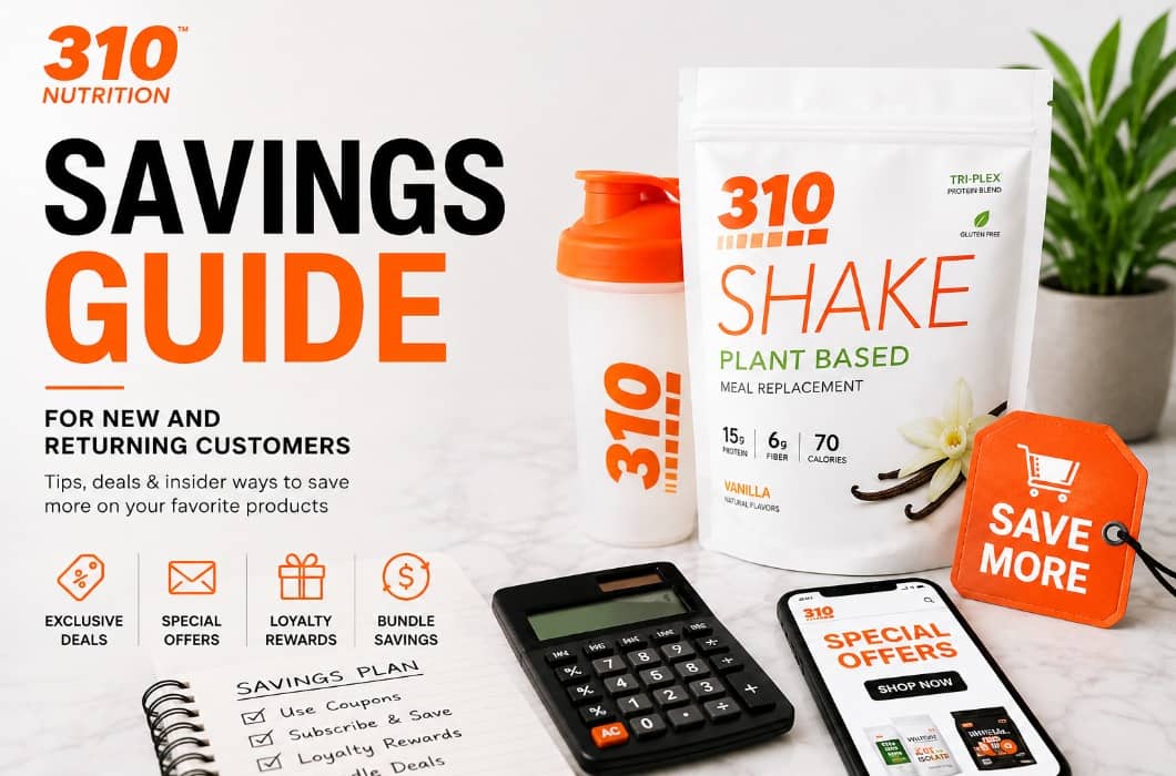 310 Nutrition Savings Guide for New and Returning Customers