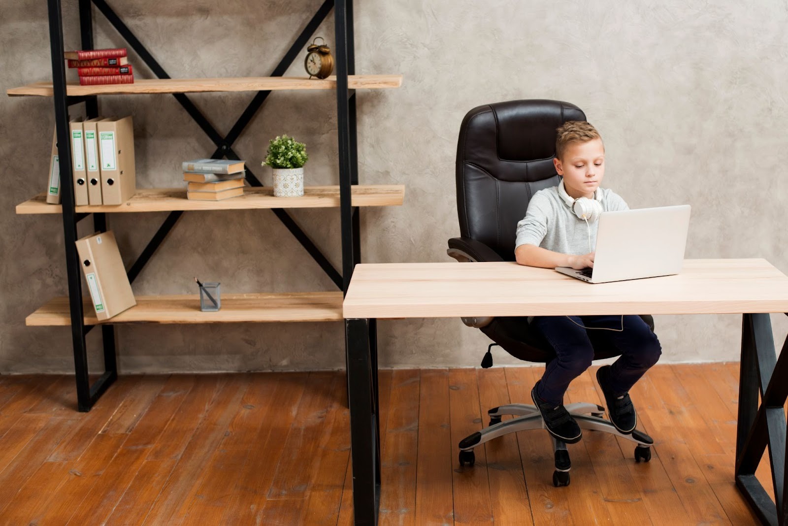 FlexiSpot desk and office setup